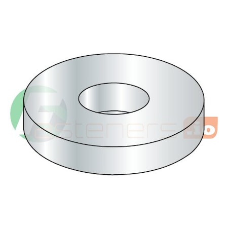 Newport Fasteners Flat Washer, For Screw Size 1" , Steel Zinc Plated Finish, 25 PK 336007